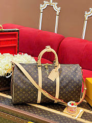 Kitlife Louis Vuitton Keepall Bandoulière 50 Bag Brown Canvas M41416 50x29x23cm - 2