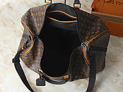 Kitlife Louis Vuitton Keepall Bandoulière 50 Bag Monogram Macassar M46702 55x31x26cm  - 4