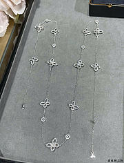 Kitlife Graff Butterfly Silhouette Diamond Long Necklace 90cm - 5