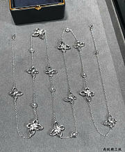 Kitlife Graff Butterfly Silhouette Diamond Long Necklace 90cm - 2