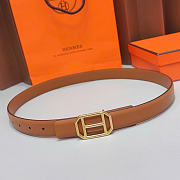 Kitlife Hermes Double-sided Belt Brown 2.5cm - 1