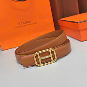 Kitlife Hermes Double-sided Belt Brown 2.5cm - 6