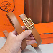 Kitlife Hermes Double-sided Belt Brown 2.5cm - 5