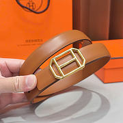 Kitlife Hermes Double-sided Belt Brown 2.5cm - 4