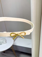 Kitlife Dior Le Nœud de Belt In Cream 20mm  - 6