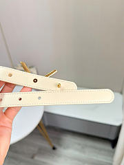 Kitlife Dior Le Nœud de Belt In Cream 20mm  - 5