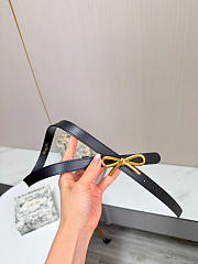 Kitlife Dior Le Nœud de Belt In Black 20mm - 3
