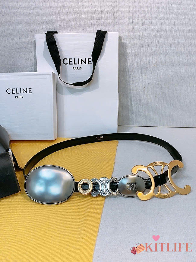 Kitlife Celine Arc de Triomphe Multiple Hardware Belt 18mm - 1