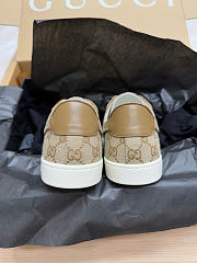 Kitlife Gucci Stretch Low-Top Sneakers Beige  - 6