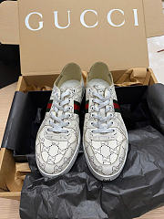 Kitlife Gucci Stretch Low-Top Sneakers Gray - 1