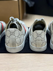 Kitlife Gucci Stretch Low-Top Sneakers Gray - 6