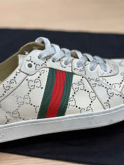 Kitlife Gucci Stretch Low-Top Sneakers Gray - 5