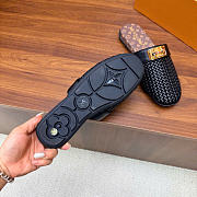 Kitlife Louis Vuitton Haven Flat Open Back Mules Black - 6