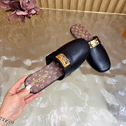 Kitlife Louis Vuitton Haven Flat Closed Mule Black - 6