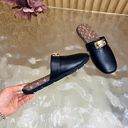 Kitlife Louis Vuitton Haven Flat Closed Mule Black - 4