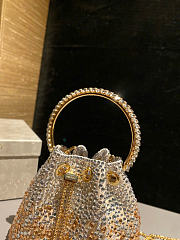 Kitlife Jimmy Choo Bon Bon With Gold & Silver Gradient Crystals 16x15x9.5cm - 4