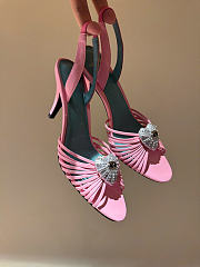 Kitlife Valentino Garavani Royal Heeled Sandals In Pink 85 mm  - 2