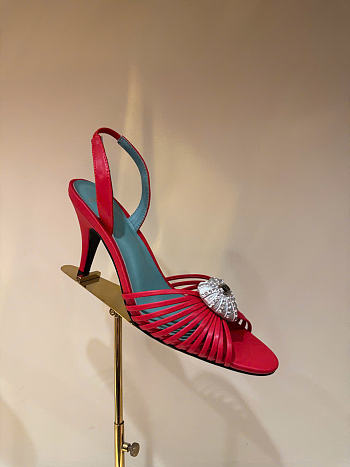Kitlife Valentino Garavani Royal Heeled Sandals In Red 85 mm