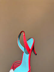 Kitlife Valentino Garavani Royal Heeled Sandals In Red 85 mm - 5