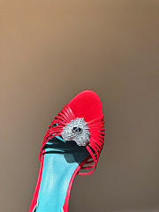 Kitlife Valentino Garavani Royal Heeled Sandals In Red 85 mm - 3