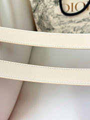 Kitlife Dior Légende Belt Cream Smooth Calfskin 25mm Gold Hardware  - 2