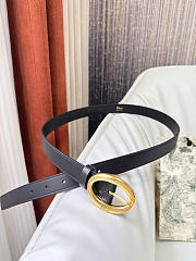 Kitlife Dior Légende Belt Black Smooth Calfskin 25mm Gold Hardware  - 2