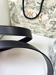 Kitlife Dior Légende Belt Black Smooth Calfskin 25mm Gold Hardware  - 4
