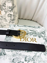 Kitlife Dior Légende Belt Black Smooth Calfskin 25mm Gold Hardware  - 5