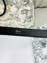 Kitlife Dior Légende Belt Black Smooth Calfskin 25mm Gold Hardware  - 6