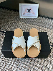 Kitlife Chanel 2026 Chain Sandals in White - 1