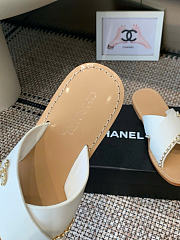 Kitlife Chanel 2026 Chain Sandals in White - 5
