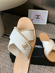 Kitlife Chanel 2026 Chain Sandals in White - 3