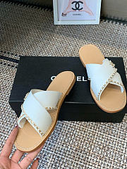 Kitlife Chanel 2026 Chain Sandals in White - 2