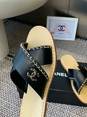 Kitlife Chanel 2026 Chain Sandals in Black - 5