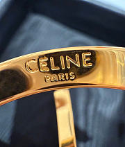 Kitlife Celine Vivienne Belt 25mm In Gray Taurillon Leather  - 6