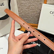Kitlife Celine Vivienne Belt 25mm In Brown Taurillon Leather  - 6