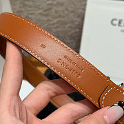 Kitlife Celine Vivienne Belt 25mm In Brown Taurillon Leather  - 4