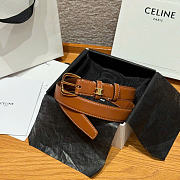 Kitlife Celine Vivienne Belt 25mm In Brown Taurillon Leather  - 3