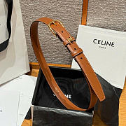 Kitlife Celine Vivienne Belt 25mm In Brown Taurillon Leather  - 2