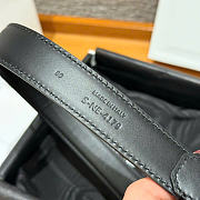 Kitlife Celine Vivienne Belt 25mm In Black Taurillon Leather - 2