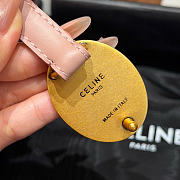 Kitlife Celine Thin Plate Belt 13mm In Pink Taurillon Leather - 5