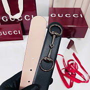 Kitlife Gucci Horsebit 1955 Belt Black With Black Hardware 4cm Width - 2