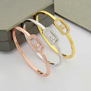 Kitlife Messika My Move Full Diamond Bangle In Gold/ Silver / Rose Gold  - 1