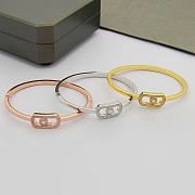 Kitlife Messika My Move Full Diamond Bangle In Gold/ Silver / Rose Gold  - 6