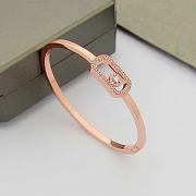 Kitlife Messika My Move Full Diamond Bangle In Gold/ Silver / Rose Gold  - 4