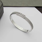 Kitlife Messika Bracelet With Pavé Diamonds In Gold / Silver / Rose Gold - 5