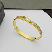 Kitlife Messika Bracelet With Pavé Diamonds In Gold / Silver / Rose Gold - 4