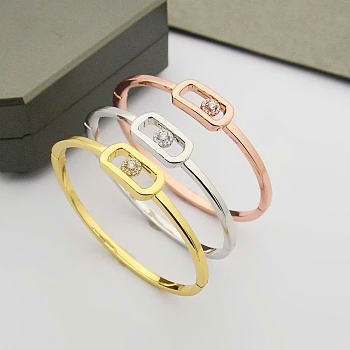 Kitlife Messika So Move Diamond Bangle in Gold / Silver / Rose Gold