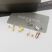 Kitlife Messika Move Uno Stud Earrings in Gold / Silver / Rose Gold - 5