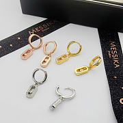Kitlife Messika Move Uno Hoop Earrings In Gold / Silver / Rose Gold - 4